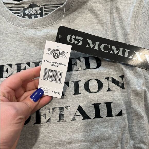 NWT 65 MCMLXV Men's Refined Attention To Detail Graphic T-Shirt Size M - Picture 5 of 8